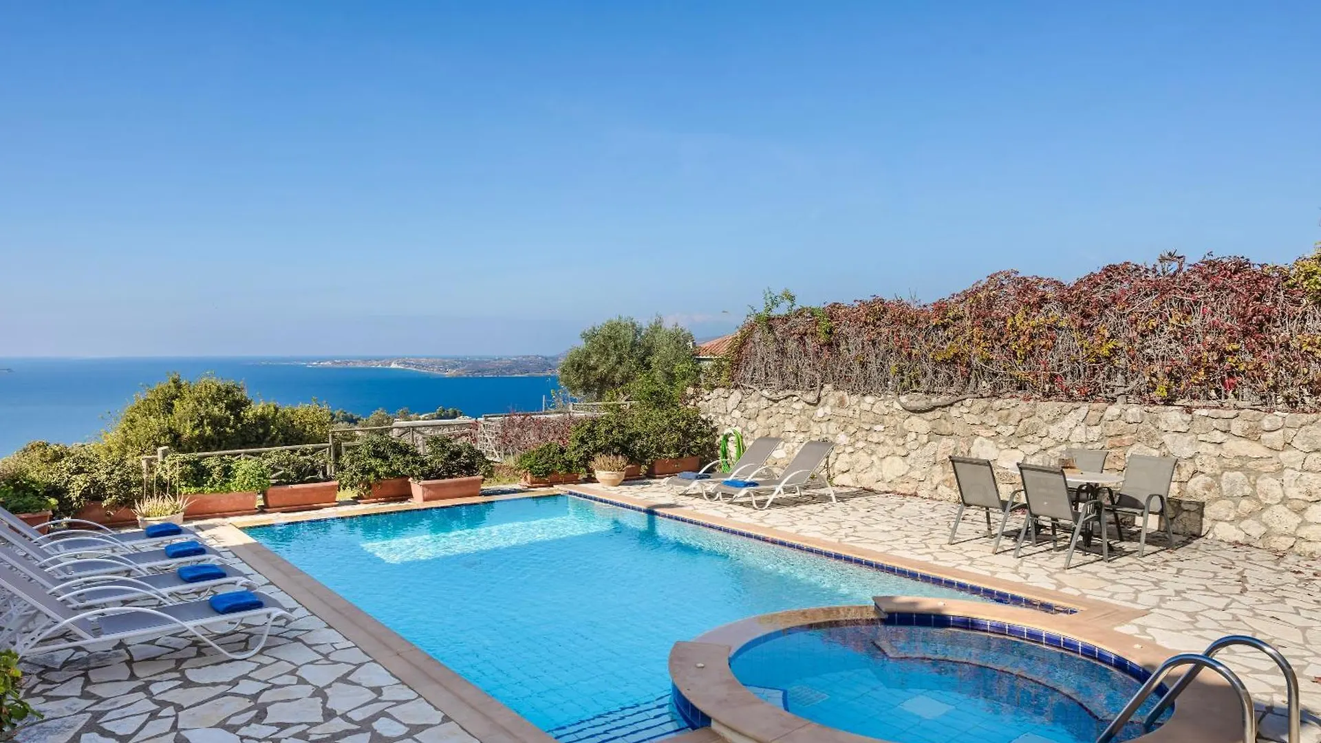 Lassi Seaview Villa Private Pool Villa Efrosini Short Walk To Resort Centre